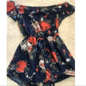Cute Floral Romper